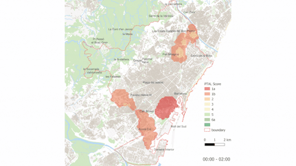 Barcelona Transport City Timelapse