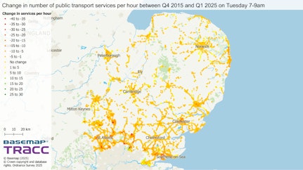 Change in frequency 7 9am Tues