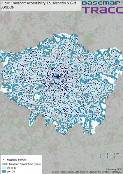 Public Access to Hospitals and GPs in London